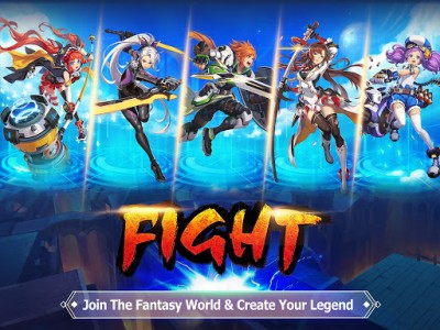 Blade & Wings: Future Fantasy 3D Anime MMORPG Game screenshot №1
