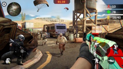 Zombie 3D Gun Shooter- Real Survival Warfare screenshot №4