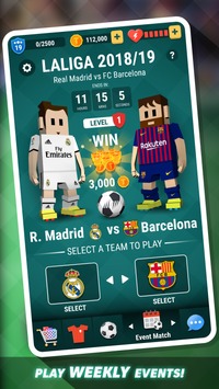Tiny Striker La Liga - Best Penalty Shootout Game [ВЗЛОМ] 1.0.15 скриншот №2