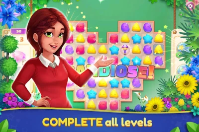 Royal Garden Tales - Match 3 Castle Decoration [ВЗЛОМ] v 0.9.1 screenshot №6