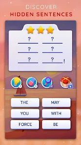 Sentence That: Word Merge screen 3