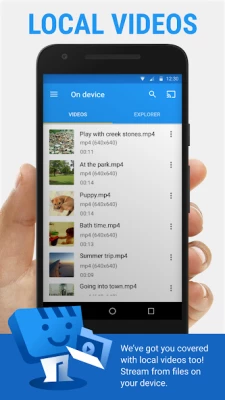 Web Video Cast screen 4