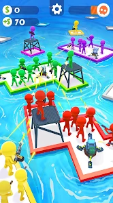 War of Rafts: бой на плотах screen 1