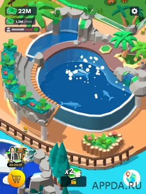 Idle Zoo Tycoon 3D - Animal Pa screenshot №7