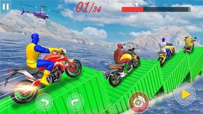 мото гонка трюк мотоцикл игра screenshot №3