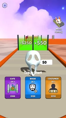 Mask Evolution 3D screen 3